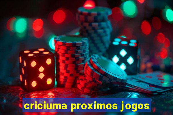 criciuma proximos jogos